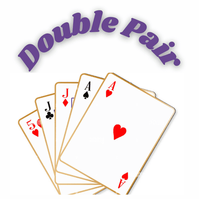 an image of cards making double pairs. 