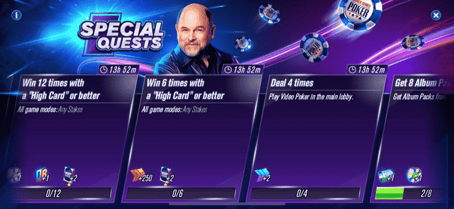 Get Latest WSOP Free Chips Links | Updated List | Promo Code 15 Get free chips through completing special quest bonus
