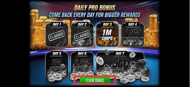 Get Latest WSOP Free Chips Links | Updated List | Promo Code 6 Get free chips through daily sign in