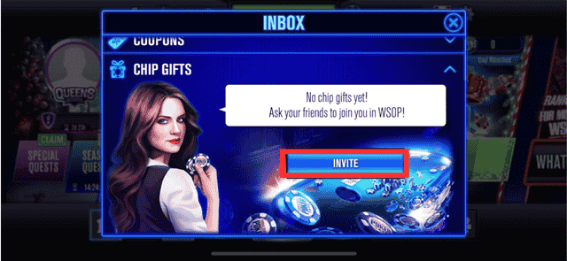 Get Latest WSOP Free Chips Links | Updated List | Promo Code 19 Get free chips through invite