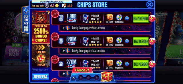 Get Latest WSOP Free Chips Links | Updated List | Promo Code 4 Get free chips through purchase bonus