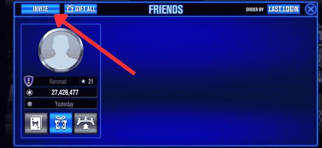 an image of how to invite friends.