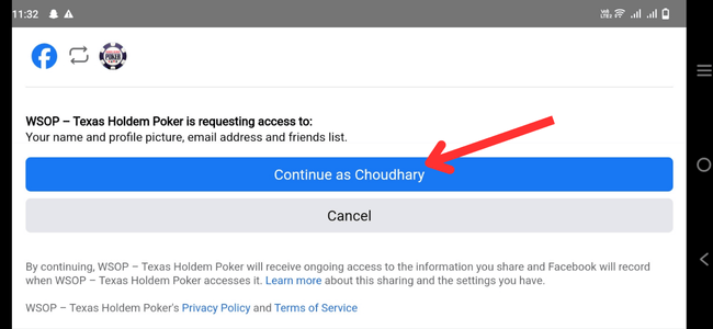 an image of how to add friends from Facebook.