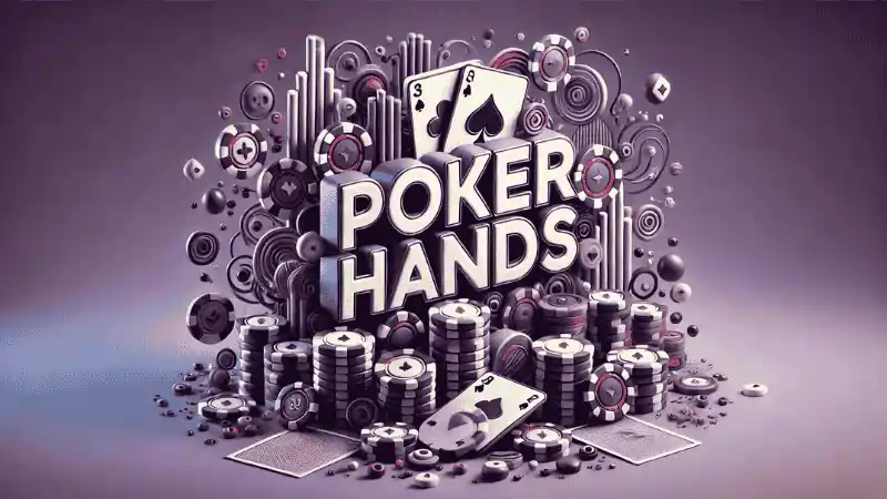 Poker Hands Ranking Chart & Hold'em Top 20 Starting Hand 1 Featured Image of Poker Hands with unique 3d graphics and title